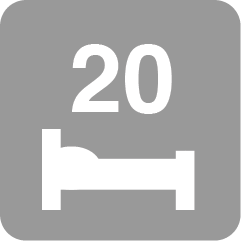 Sleeps 20-25 people
